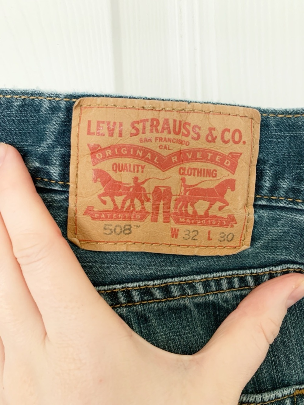Men’s 508 Levi’s jeans, regular tapered fit W32 L30 - Picture 4 of 5